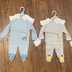 2 sets of Koala Baby 4piece outfits NWT